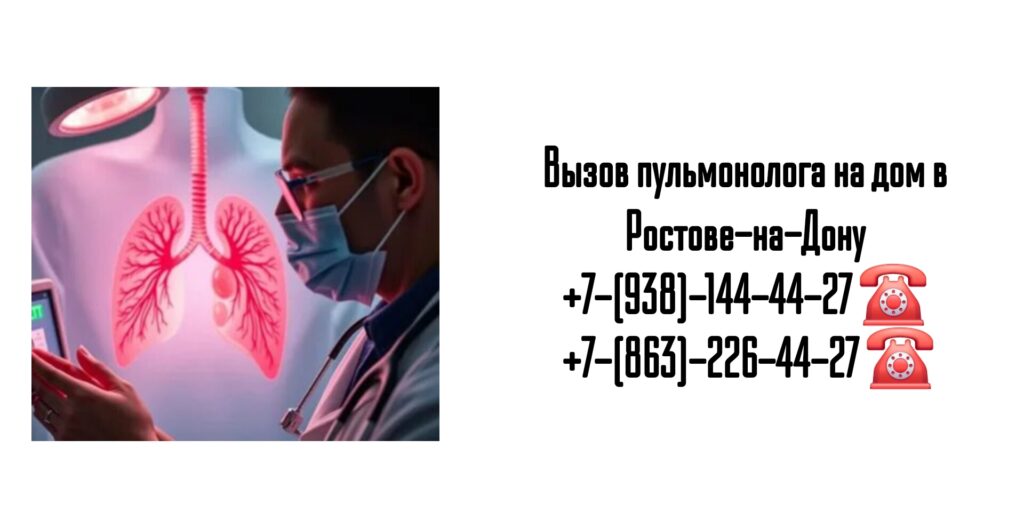 Пульмонолог на дом - выезд врача по Ростову-на-Дону и РО