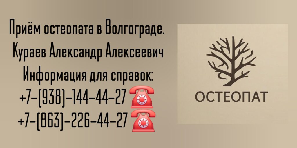 Кураев Александр Алексеевич - Волгоград остеопат