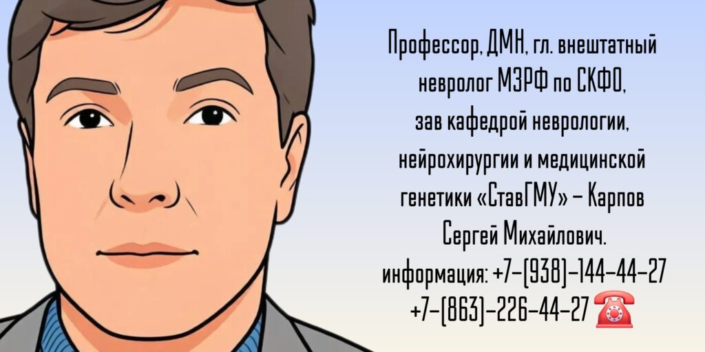Опытный невролог в Ставрополе- Карпов Сергей Михайлович 
