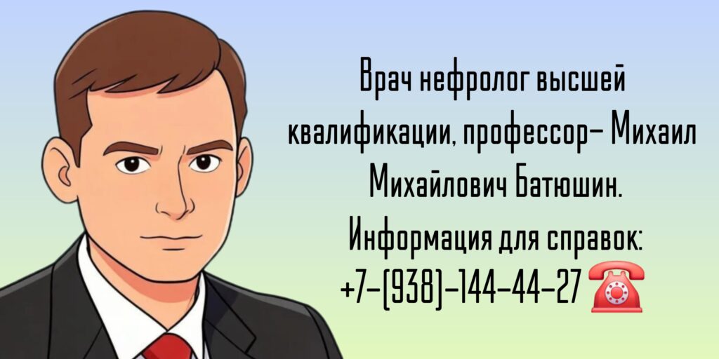 Ведущий нефролог в Ростове-на-Дону - Батюшин ММ